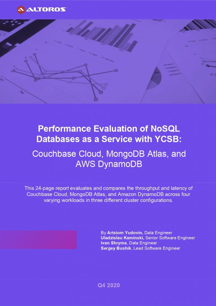 Performance Evaluation of NoSQL Databases-as-a-Service With YCSB: Couchbase Cloud™, MongoDB™ Atlas, and AWS DynamoDB