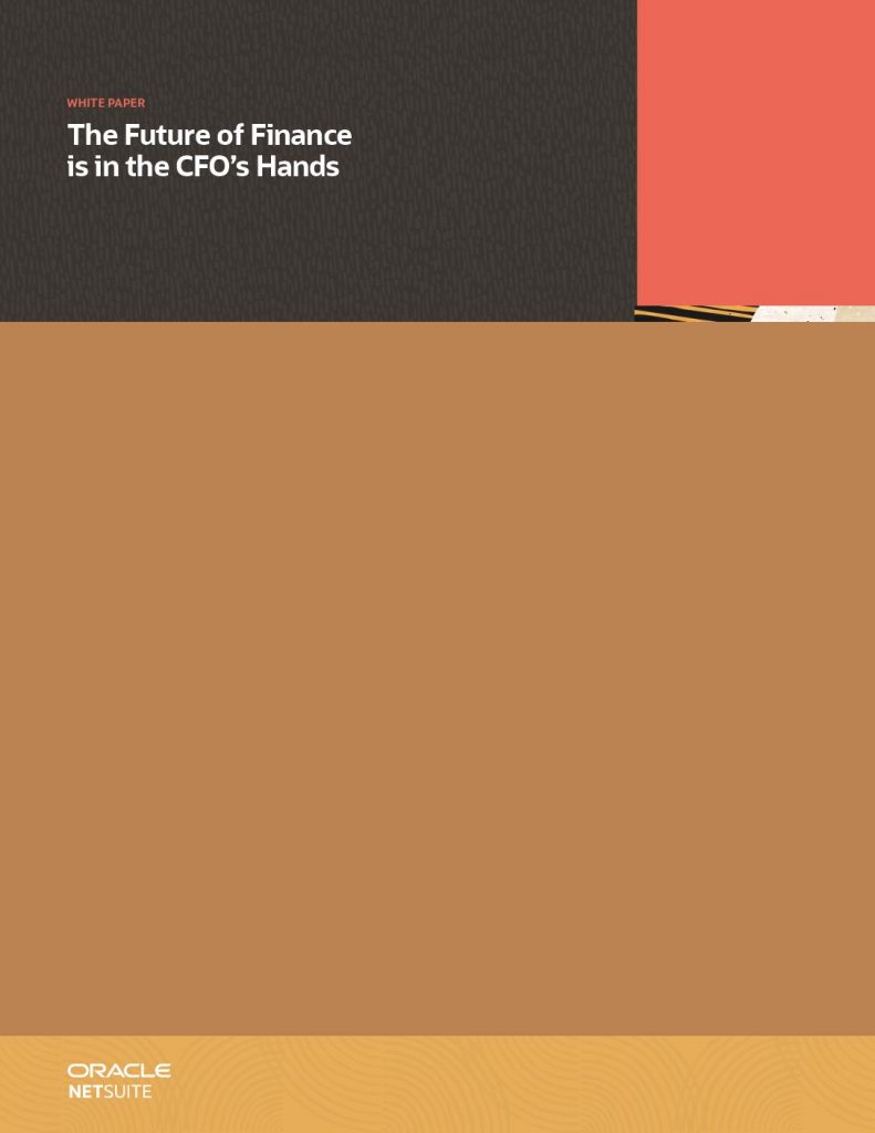 The Future of Finance is in the CFO’s Hands (Use Updated Version)