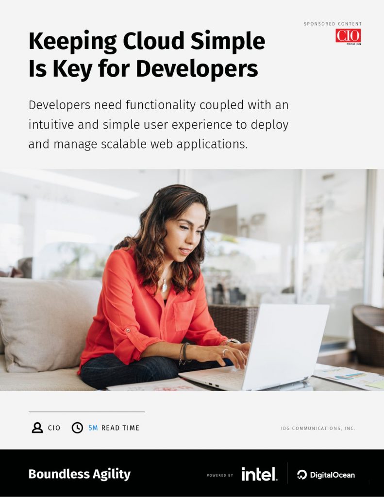 Keeping Cloud Simple Is Key for Developers