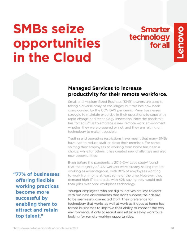 SMB Seize Opportunities in the Cloud