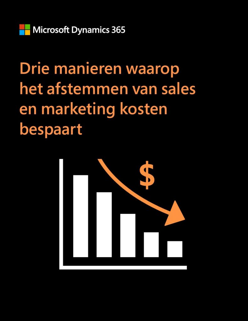 Drie manieren waarop het harmoniseren van sales en marketing kosten bespaart