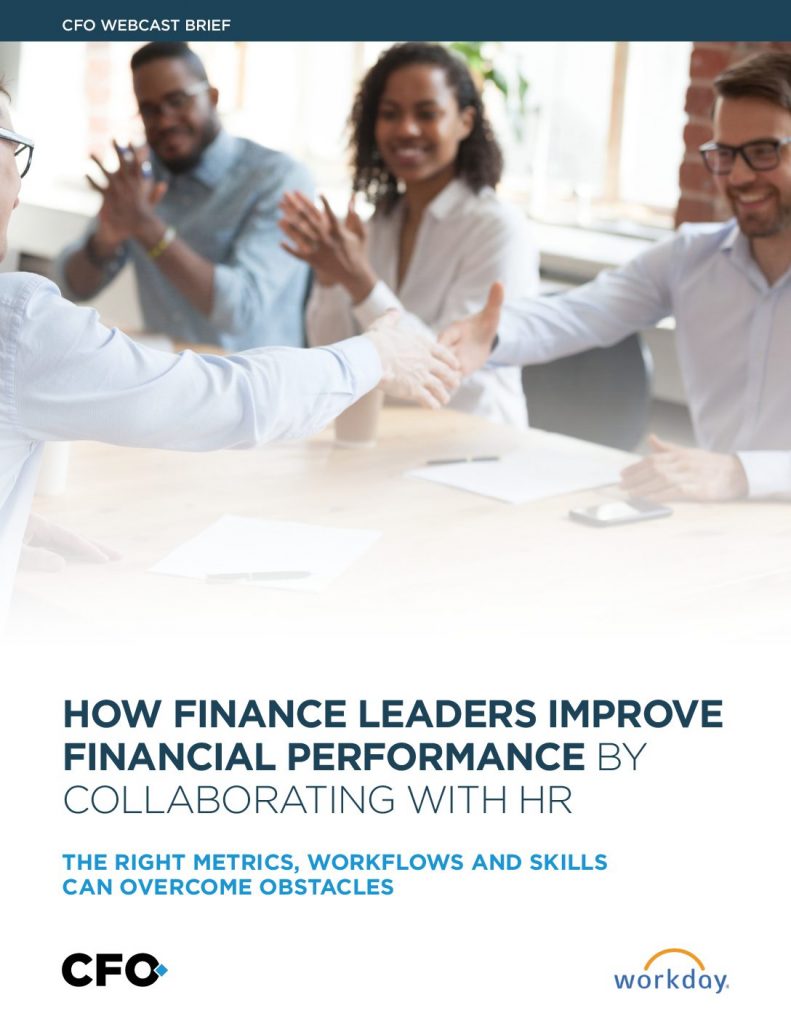 How Finance Leaders Improve Financial Performance by Collaborating with HR WB Brief