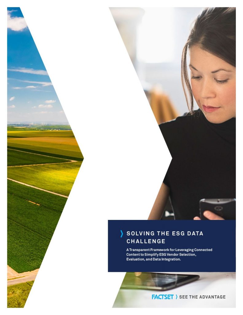 Solving the ESG Data Challenge