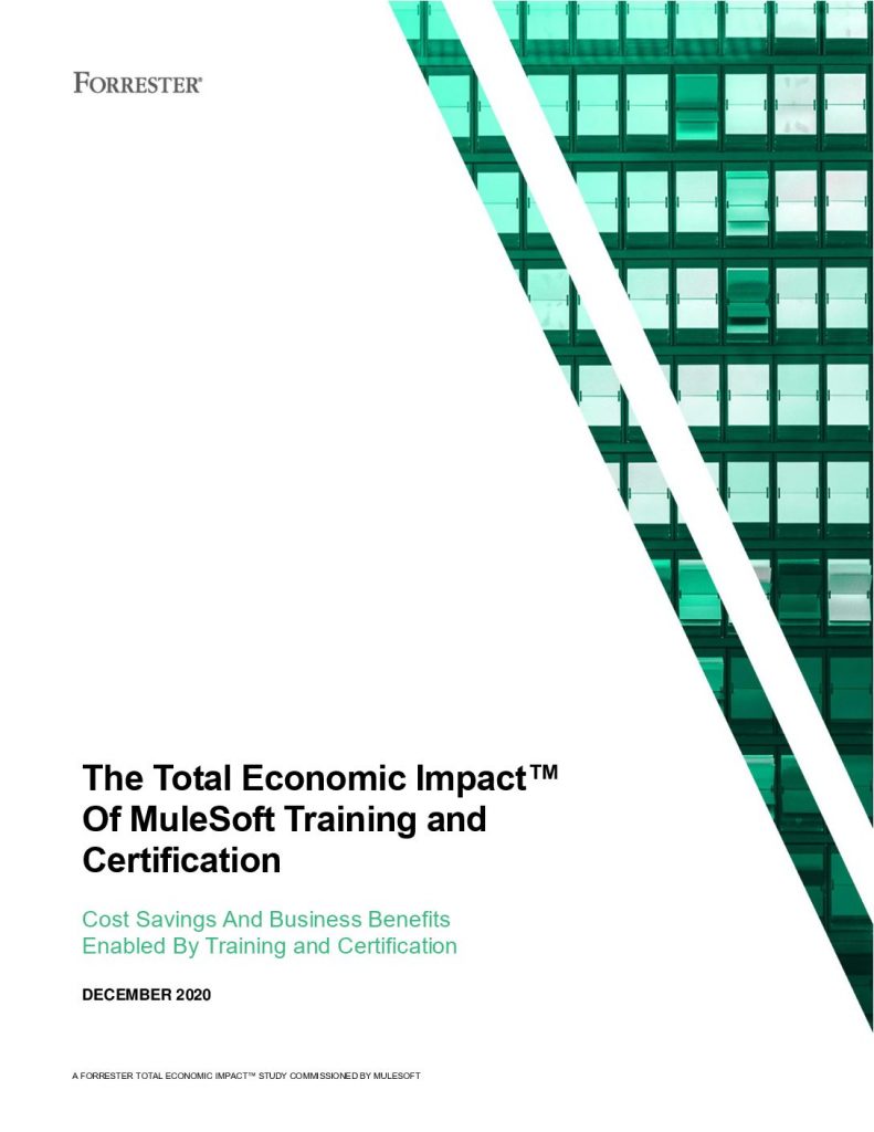 Forrester finds 235% ROI with MuleSoft training and certification