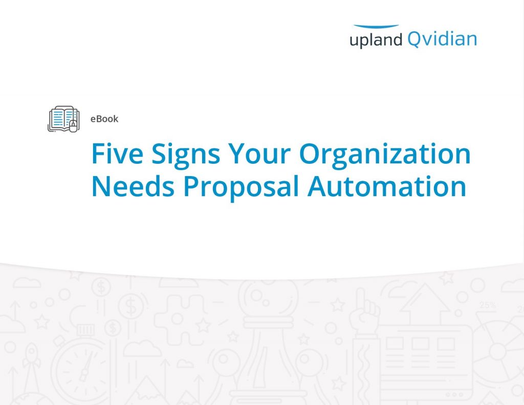 eBook: Five Signs Your Organization Needs Proposal Automation