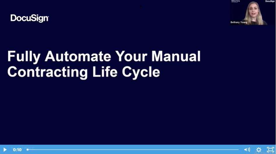 Fully Automate Your Manual Contracting Life Cycle