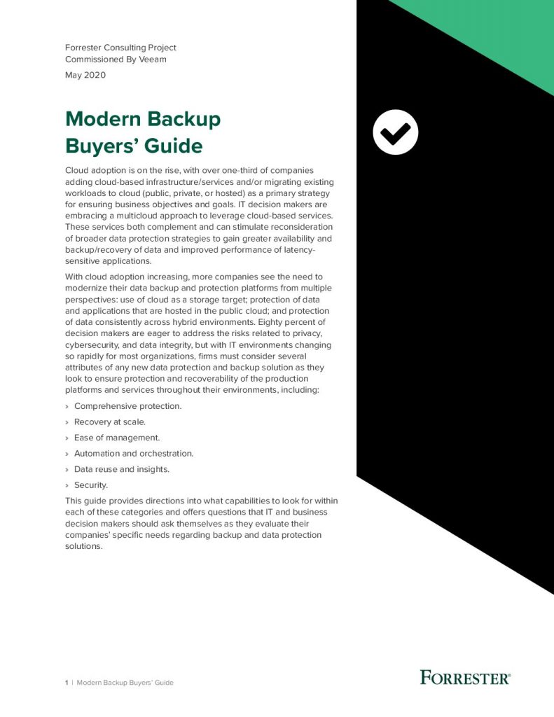 2021 Modern Backup Buyers Guide