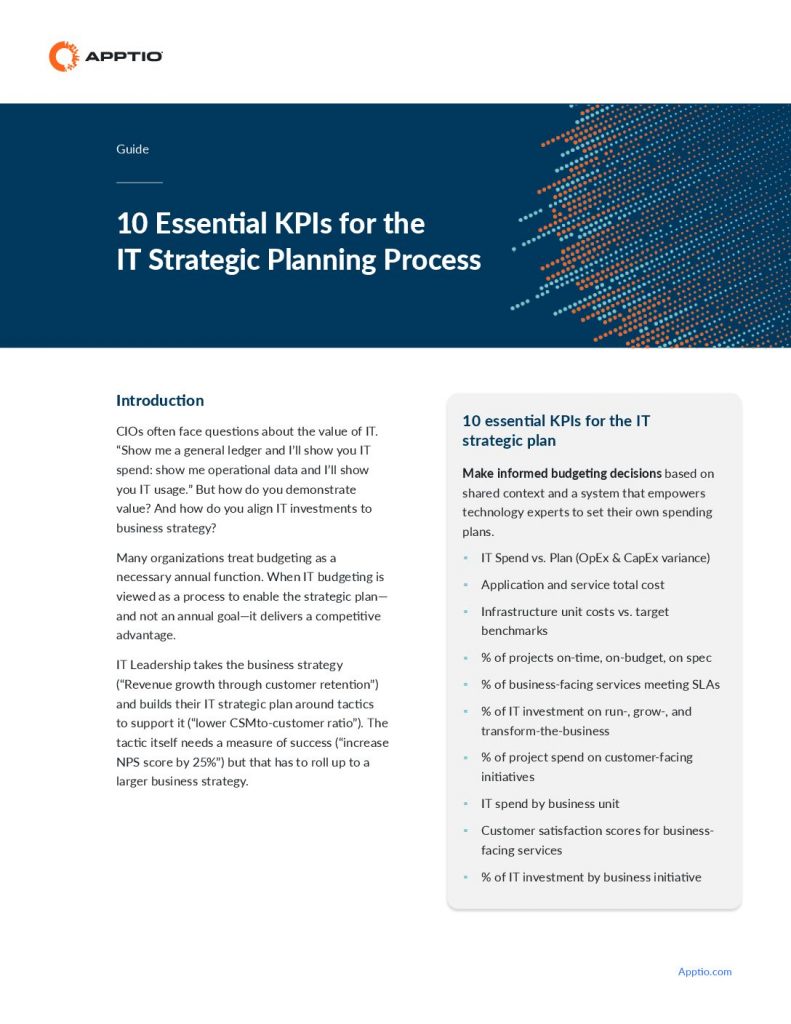 10 Essential KPIs for the IT Strategic Planning Process