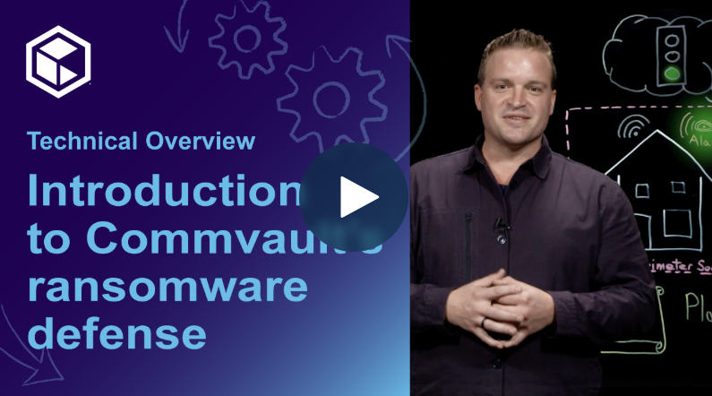 Lightboard: Introduction to Commvault’s ransomware defense