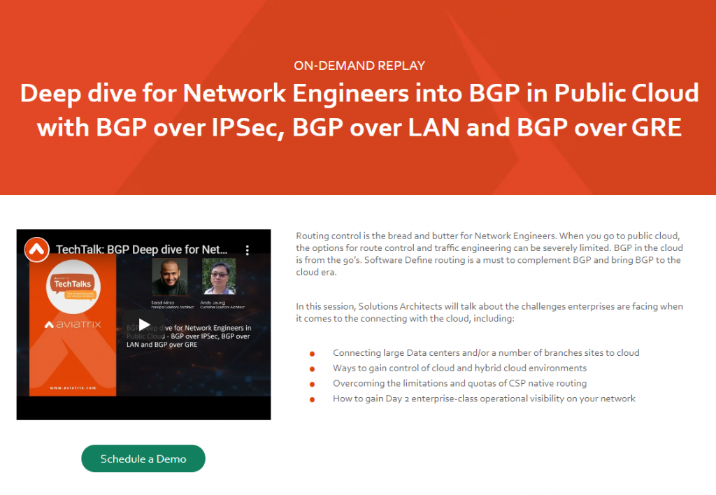 Deep dive for Network Engineers into BGP in Public Cloud with BGP over IPSec, BGP over LAN and BGP over GRE