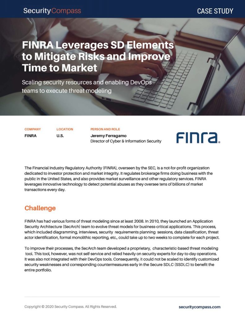 FINRA Case Study