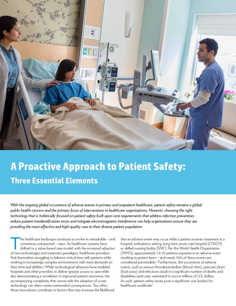 A Proactive Approach to Patient Safety: Three Essential Elements