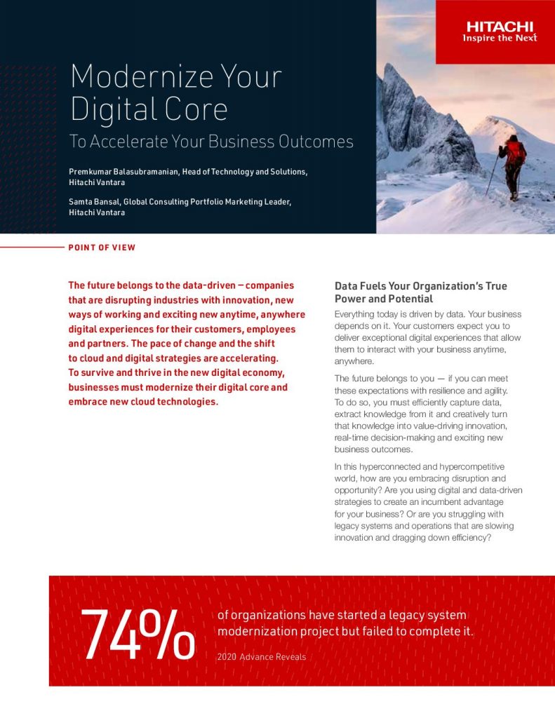 Modernize Your Digital Core