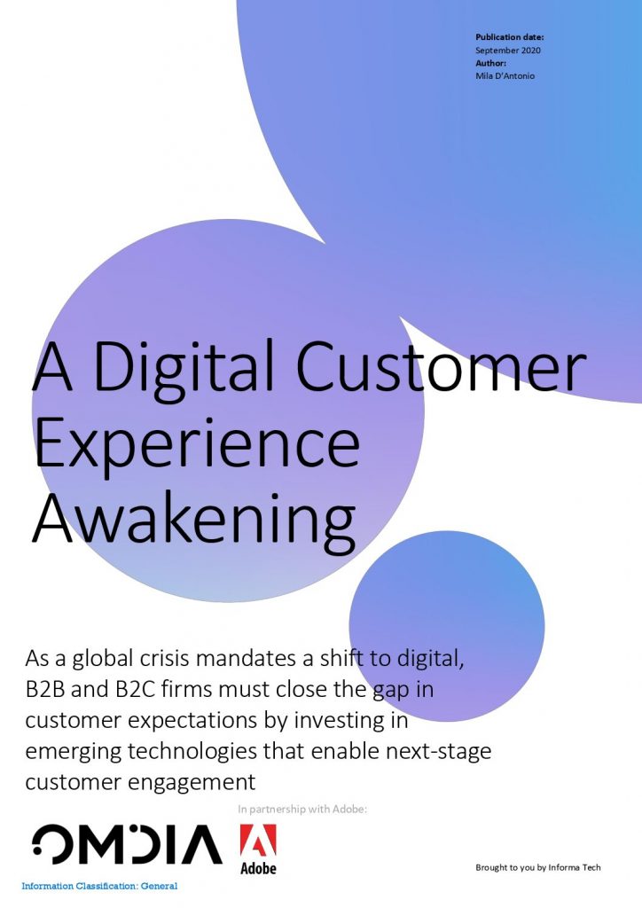 A Digital Customer Experience Awakening