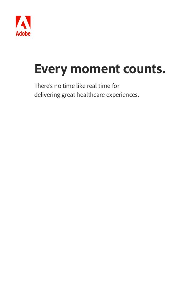 For your consumers, every moment counts in healthcare services.