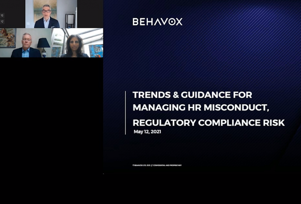 TRENDS  and  GUIDANCE FOR MANAGING HR MISCONDUCT, REGULATORY COMPLIANCE RISK