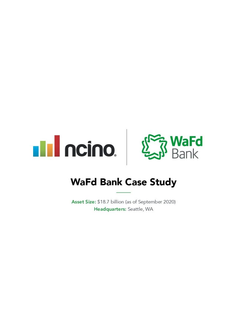 WaFd Bank Case Study