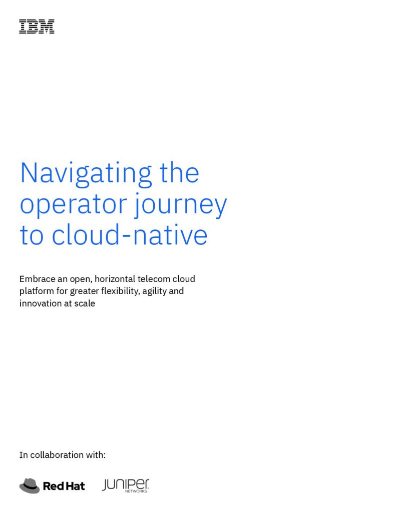 Telco: Navigating the Operator Journey to Native Cloud