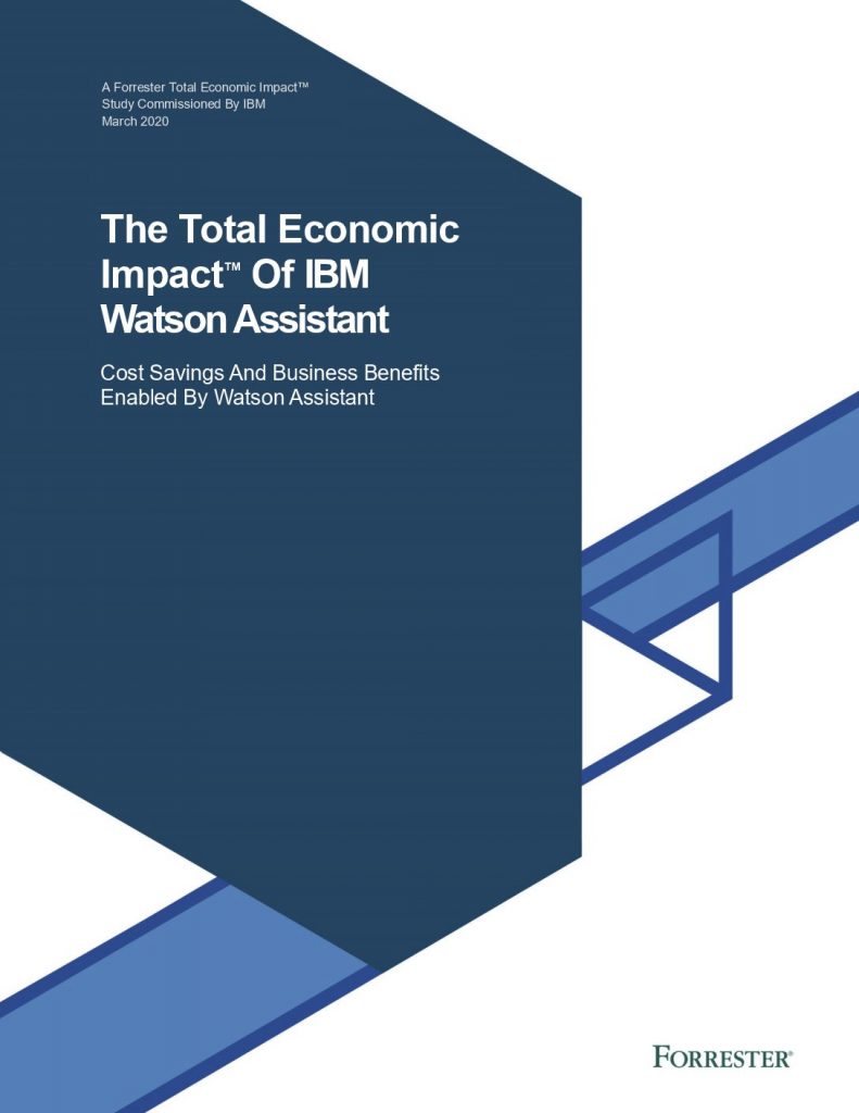 BANKING Forrester TEI Watson Assistant Study