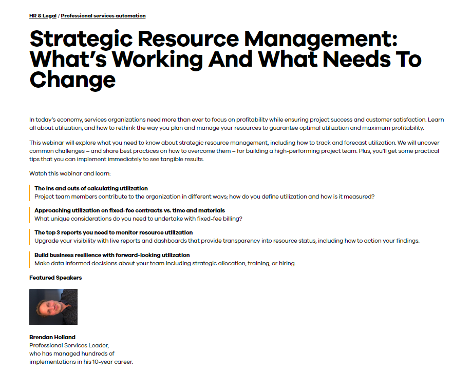 Strategic Resource Management: What’s Working And What Needs To Change