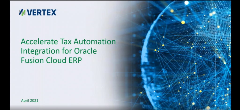 Accelerate Tax Automation Integration for Oracle Fusion Cloud ERP