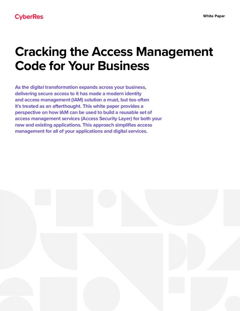 Cracking the Access Management Code for Your Business