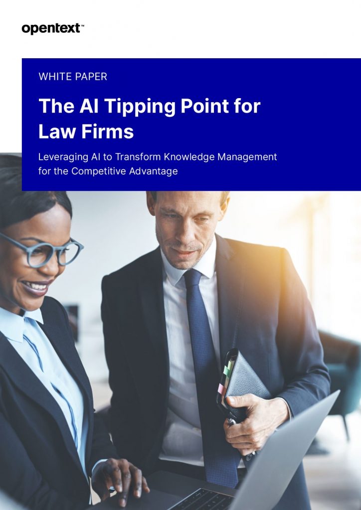 The AI Tipping Point for Law Firms