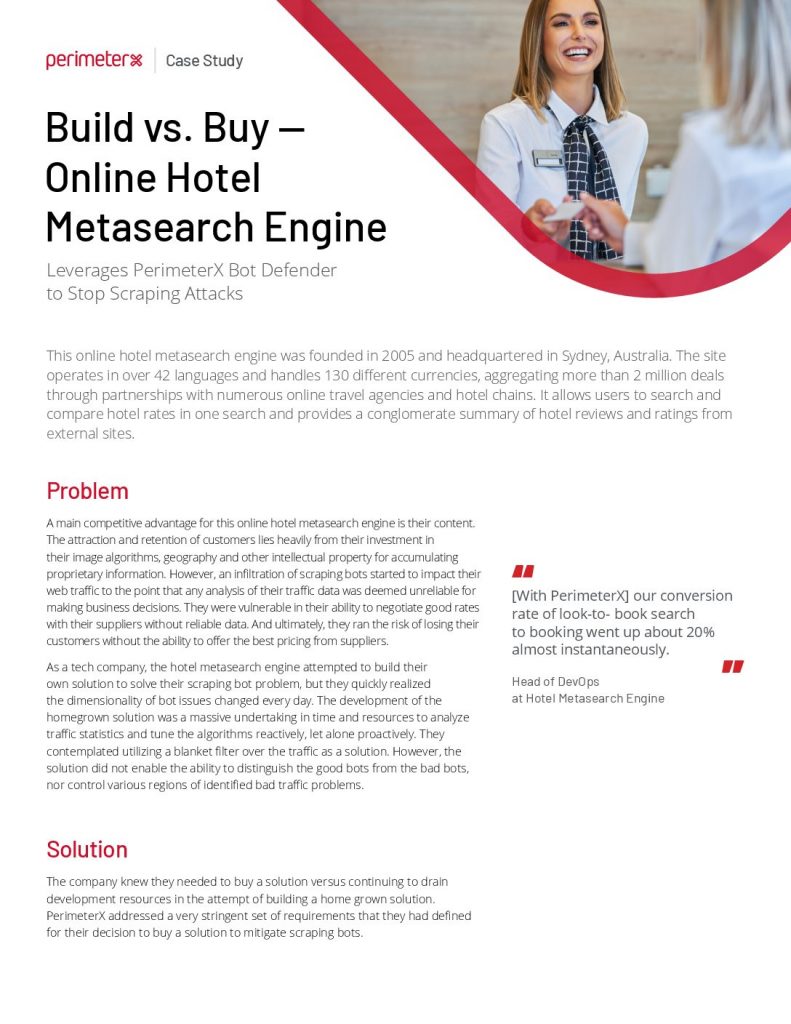 Hotel Metasearch Engine Case Study