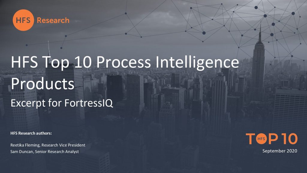 HFS Report – Top 10 Process Intelligence Products