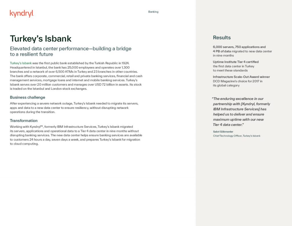 Case Study: Turkey’s Isbank