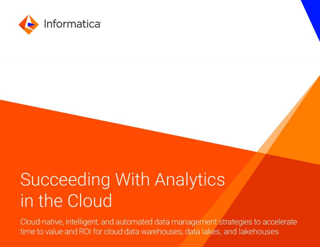 Succeeding With Analytics in the Cloud