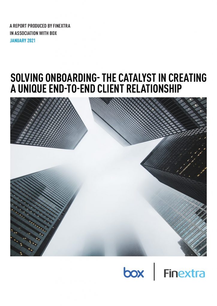 Solving Onboarding – The Catalyst in creating unique End- to-End client relationships