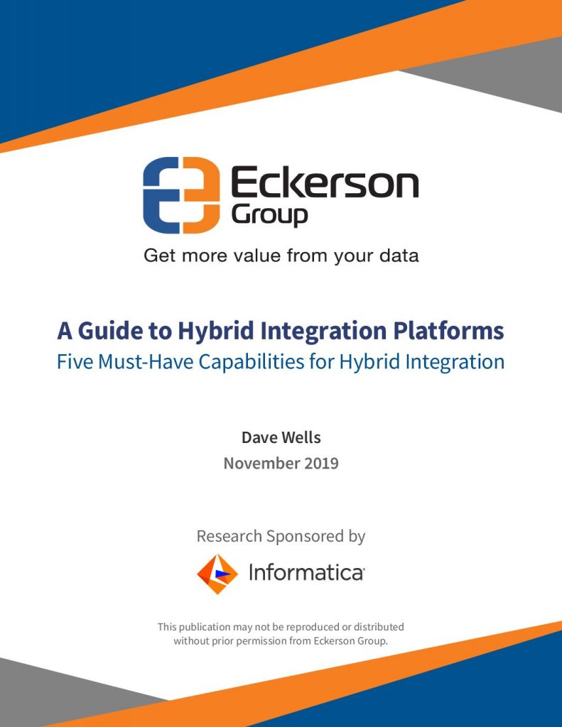 Eckerson Report: A Guide to Hybrid Integration Platforms