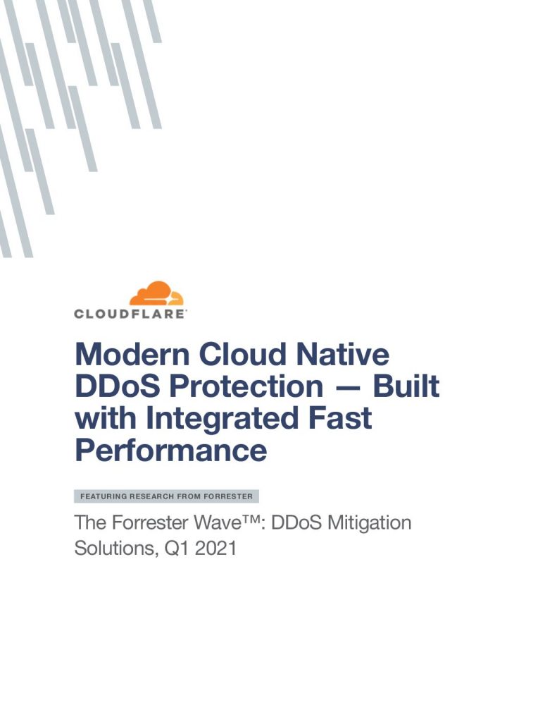 Protezione cloud moderna ai DDoS, creata con prestazioni veloci integrate