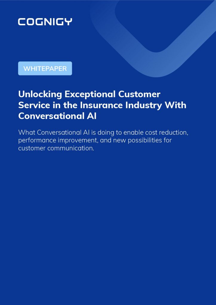 Unlocking Exceptional Customer Service in the Insurance Industry With Conversational AI