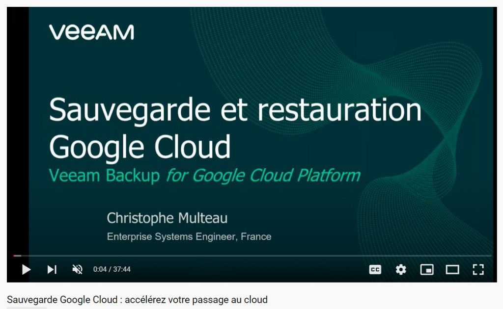 Sauvegarde Google Cloud : accélérez votre passage au cloud