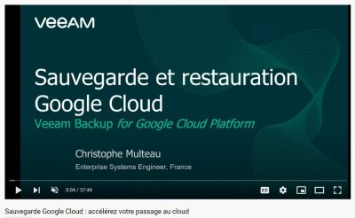 Sauvegarde Google Cloud : accélérez votre passage au cloud