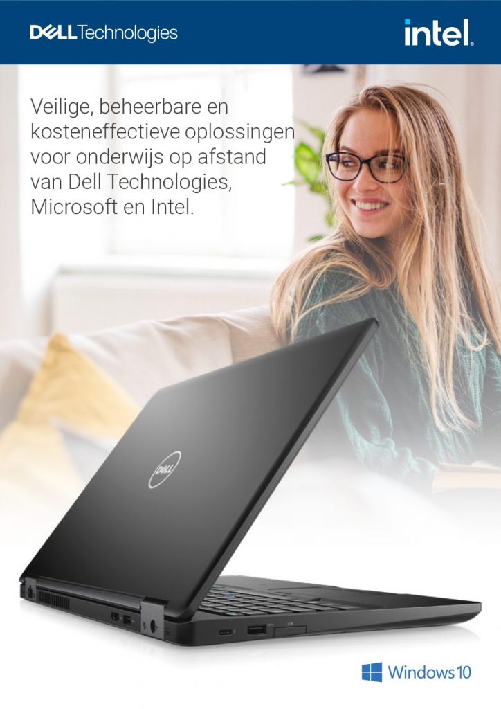 Veilige, beheerbare en kosteneffectieve oplossingen voor onderwijs op afstand van Dell Technologies, Microsoft en Intel