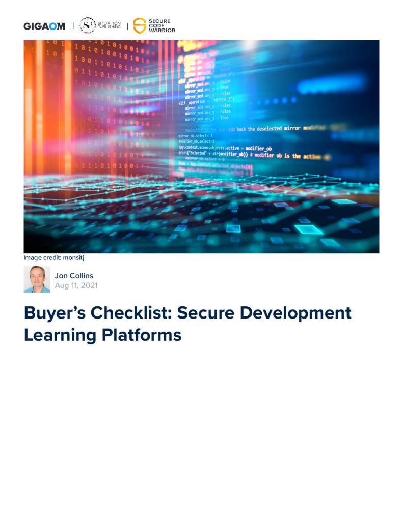 Buyer’s Checklist: Secure Development Learning Platforms