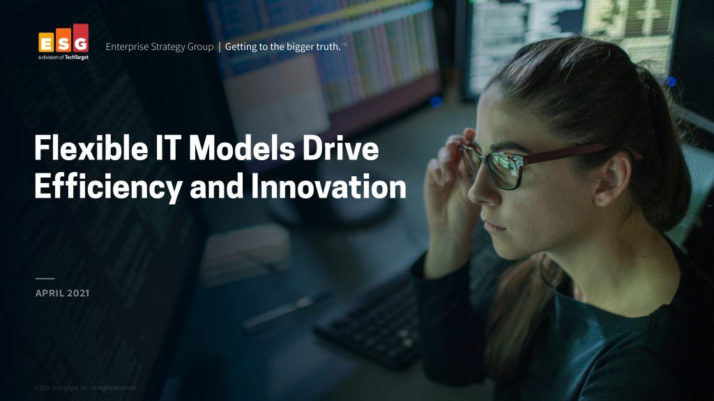 ESG Flexible IT Models Drive Efficiency and Innovation eBook