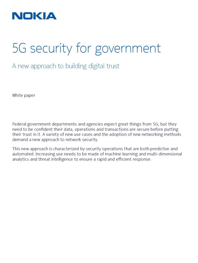 5G Security for Government