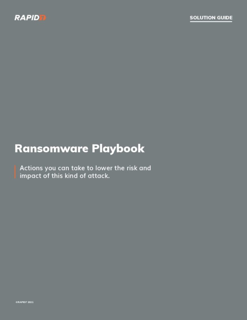 Ransomware Playbook: How to Lower Attack Risk and Reduce the Impact