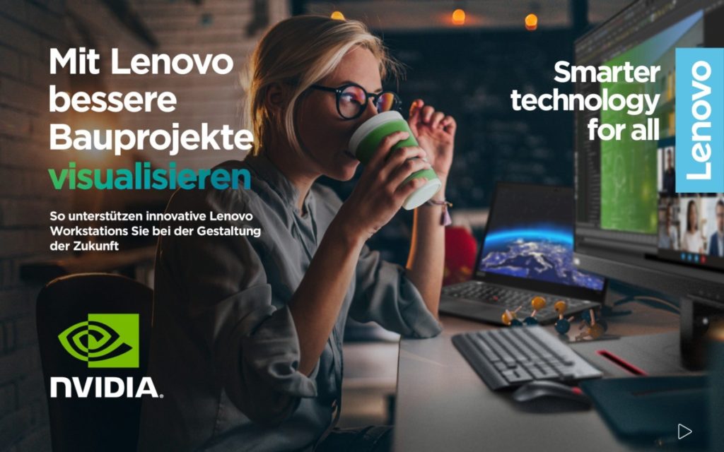 Mit Lenovo bessere Bauprojekte visualisieleren