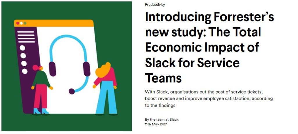 The Total Economic Impact™ Of Slack For Sales Teams