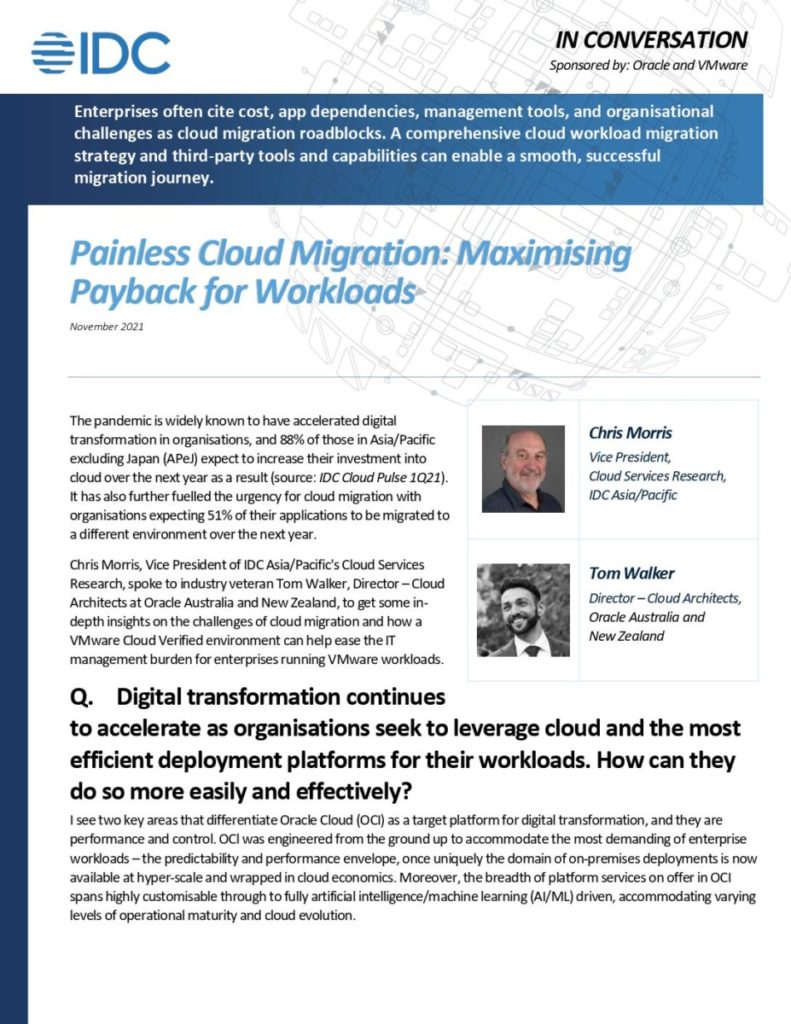 Painless Cloud Migration: Maximising Payback for Workloads