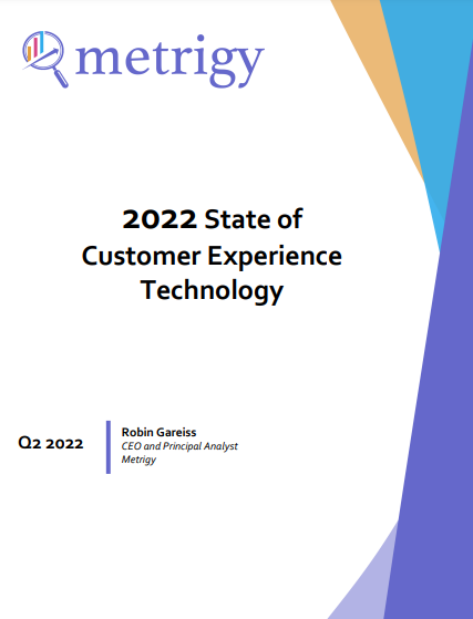 2022 State of Customer Experience Technology