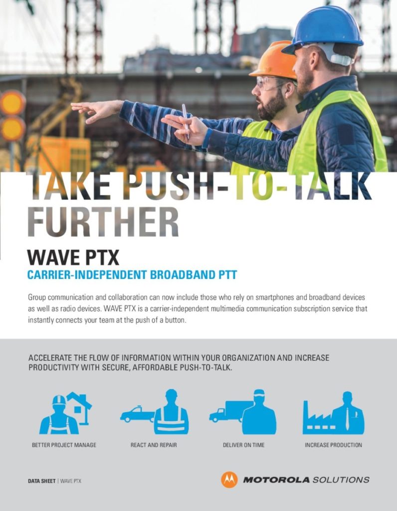 Take Push-to-talk further with WAVE PTX