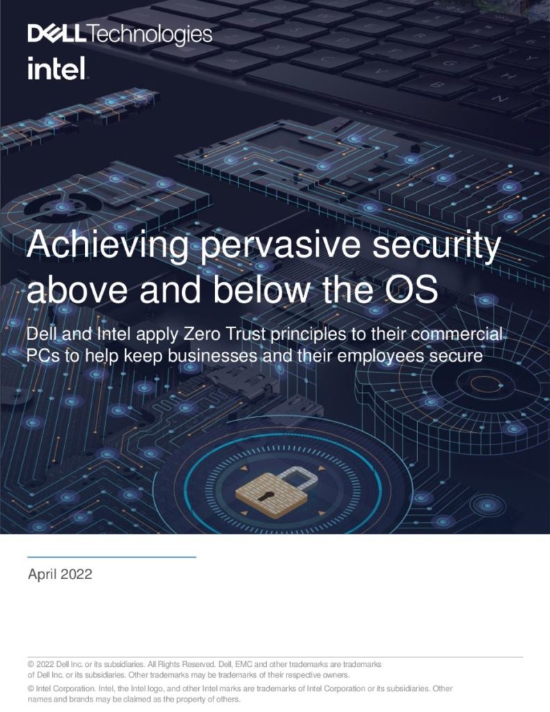 Achieving Pervasive Security with Dell and Intel WP