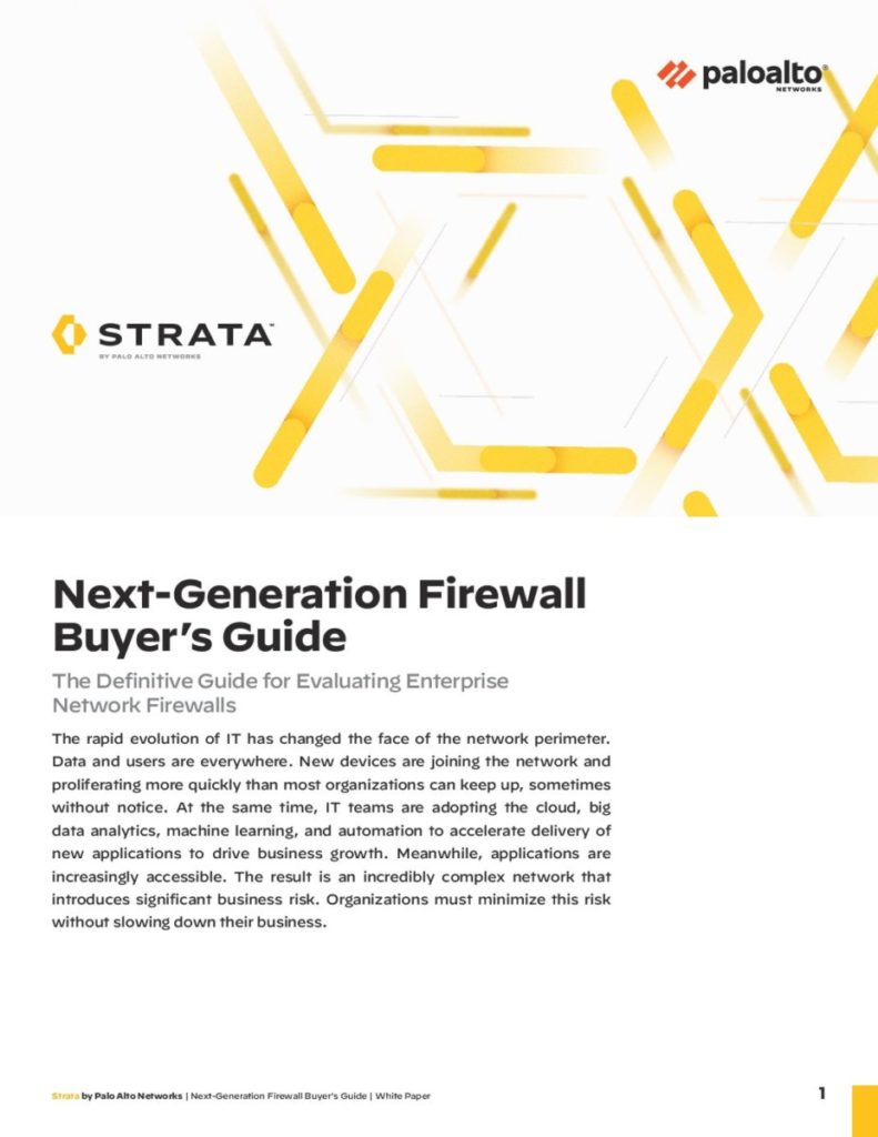 Next-Generation Firewall Buyer’s Guide