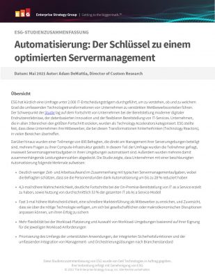 Automatisierung: Der Schlüssel zu einem optimierten Servermanagement